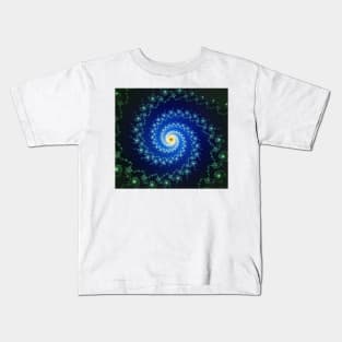 Fractal Spiral Kids T-Shirt